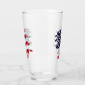Patriottische vredesventilator 4 juli glas (Rechts)