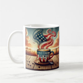 Patriottische Vrijheid Thema Coffee Cup Koffiemok