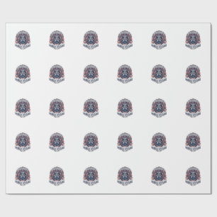 Patriottische Vrijheidsschild Vrijheid Iconen & Sy Cadeaupapier