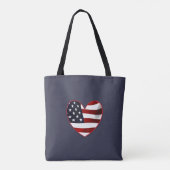 Patriottische vrouwen inspirerend tote bag (Achterkant)