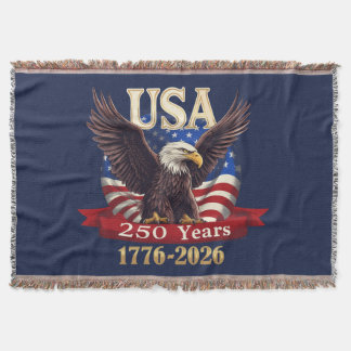 Patriottische VS 250e 1776-2026 Amerikaanse vlag A Deken