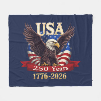 Patriottische VS 250e 1776-2026 Amerikaanse Vlag A Fleece Deken