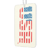 Patriottische VS in rood, wit en blauw Luchtverfrisser (Links)