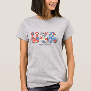 Patriottische VS Liefde 4th Juli Onafhankelijkheid T-shirt
