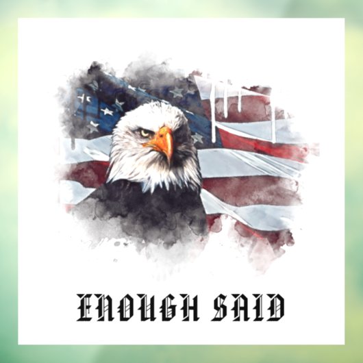 *~* Patriottische VS vlag Amerikaanse vlag ELGF AP Raamsticker (Vel 3)