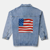 PATRIOTTISCHE VS VLAG DENIM JAS DENIM JACKET (Achterkant)