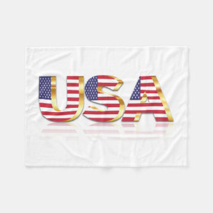 Patriottische VS Vlag Fleece Deken