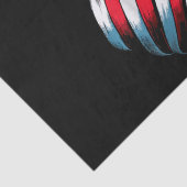Patriottische VS Vlag Jets Boys 4 juli Tissuepapier (Detail)