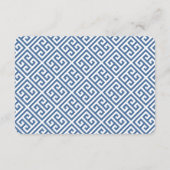 Patriottische VS Vlag Maaltijd Opties Bruiloft RSV Informatiekaartje (Achterkant)