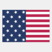 Patriottische VS vlag sterren en strepen amerikaan Inpakpapier Vel (Voorkant)
