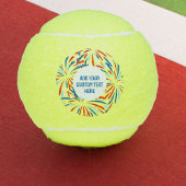 Patriottische Vuurwerk Custom 4th van juli Feest Tennisballen
