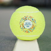 Patriottische Vuurwerk Custom 4th van juli Feest Tennisballen