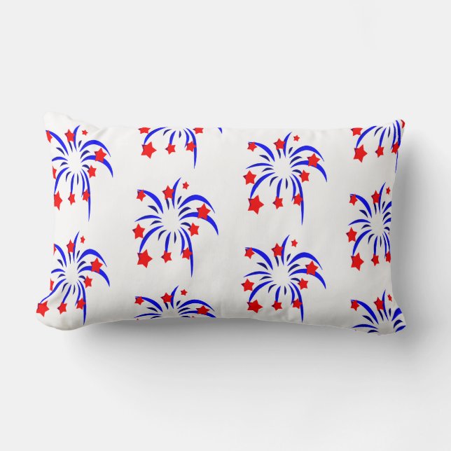 Patriottische Vuurwerk Kussen (Voorkant)