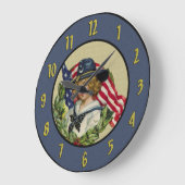  patriottische wandklok (Hoek)