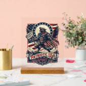 Patriottische Weerwolf Patriottische Horror Monste Acryl Bord (Huwelijk)