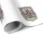 Patriottische Weerwolf Patriottische Horror Monste Cadeaupapier (Rol Hoek)