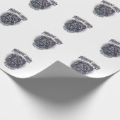 Patriottische Weerwolf Patriottische Horror Monste Cadeaupapier (Hoek)