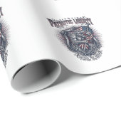 Patriottische Weerwolf Patriottische Horror Monste Cadeaupapier (Rol Hoek)