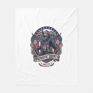 Patriottische Weerwolf Patriottische Horror Monste Fleece Deken