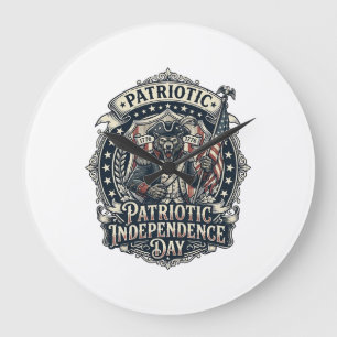 Patriottische Weerwolf Patriottische Horror Monste Grote Klok