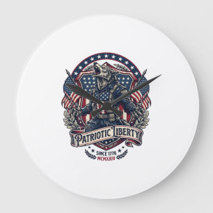 Patriottische Weerwolf Patriottische Horror Monste Grote Klok