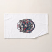 Patriottische Weerwolf Patriottische Horror Monste Handdoek (Handdoek)