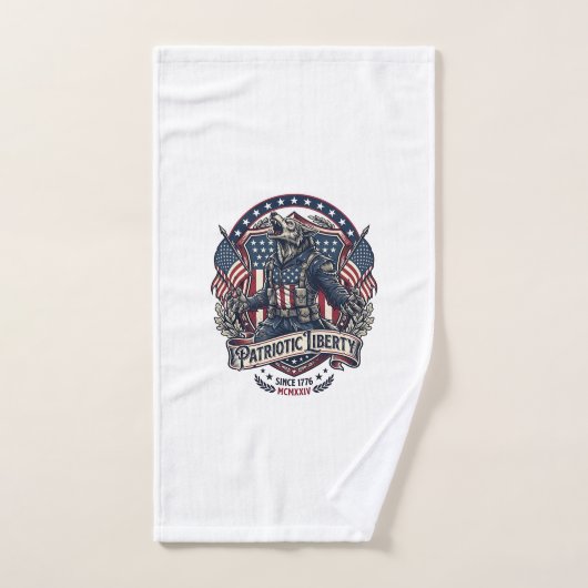 Patriottische Weerwolf Patriottische Horror Monste Handdoek (Handdoek)