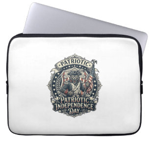 Patriottische Weerwolf Patriottische Horror Monste Laptop Sleeve