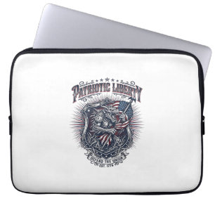 Patriottische Weerwolf Patriottische Horror Monste Laptop Sleeve
