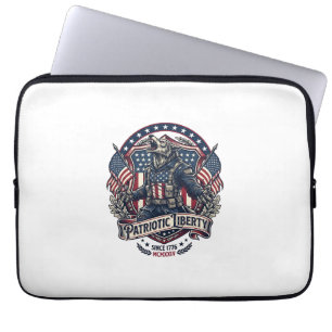 Patriottische Weerwolf Patriottische Horror Monste Laptop Sleeve