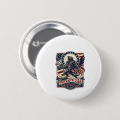 Patriottische Weerwolf Patriottische Horror Monste Ronde Button 5,7 Cm (Voorkant /achterkant)