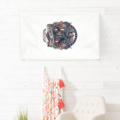 Patriottische Weerwolf Patriottische Horror Monste Spandoek (Insitu)