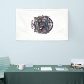 Patriottische Weerwolf Patriottische Horror Monste Spandoek (Beurs)