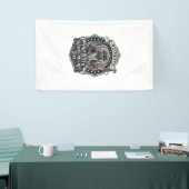 Patriottische Weerwolf Patriottische Horror Monste Spandoek (Beurs)