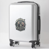 Patriottische Weerwolf Patriottische Horror Monste Sticker (Koffer)