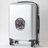 Patriottische Weerwolf Patriottische Horror Monste Sticker (Koffer)