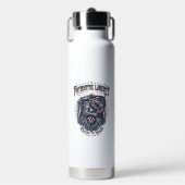 Patriottische Weerwolf Patriottische Horror Monste Waterfles (Voorkant)