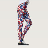 Patriottische wervelingen Leggings - Plezier (Rechts)