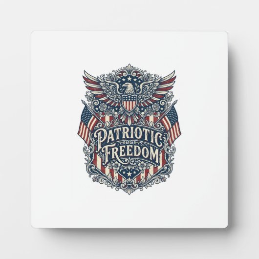 Patriottische westerse bloem grafische tee fotoplaat (Voorkant)