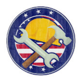 Patriottische Winkelier Snijplank (Voorkant)