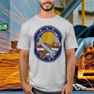Patriottische Winkelier T-shirt