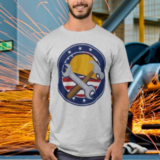 Patriottische Winkelier T-shirt