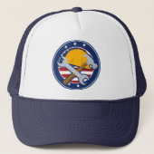 Patriottische Winkelier Trucker Pet (Voorkant)