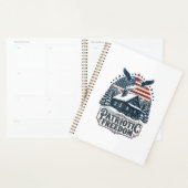 Patriottische winterhut vector grafische T-shirt Planner (Display)