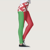 Patriottische Wit-Rood-Witte Vlag Leggings (Rechts)