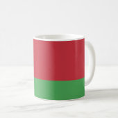 Patriottische Wit-Rood-Witte Vlag van Belarus Koffiemok (Voorkant rechts)