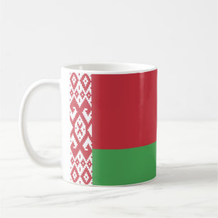 Patriottische Wit-Rood-Witte Vlag van Belarus Koffiemok