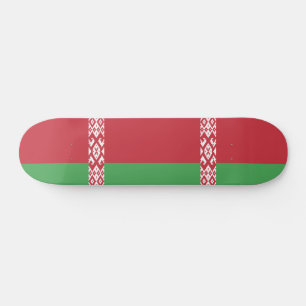 Patriottische Wit-Rood-Witte Vlag van Belarus Persoonlijk Skateboard