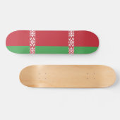 Patriottische Wit-Rood-Witte Vlag van Belarus Persoonlijk Skateboard (Horizontaal)