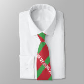 Patriottische Wit-Rood-Witte Vlag van Belarus Stropdas (Gebonden)